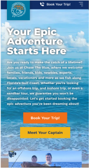 Chase The Blue mobile version