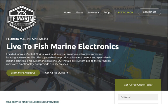 LIVE TO FISH MARINE desktop version