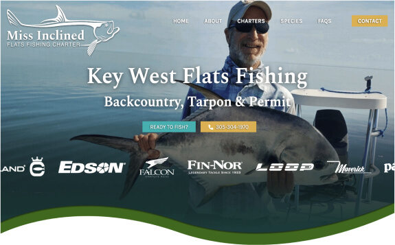 MISS INCLINED FLATS FISHING CHARTER desktop version