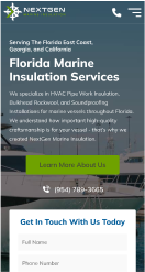 NEXT GEN MARINE Insulation mobile version