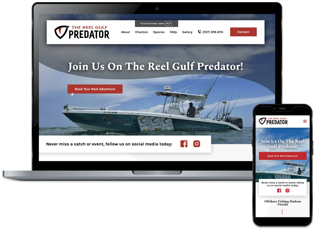 THE REEL GULF PREDATOR